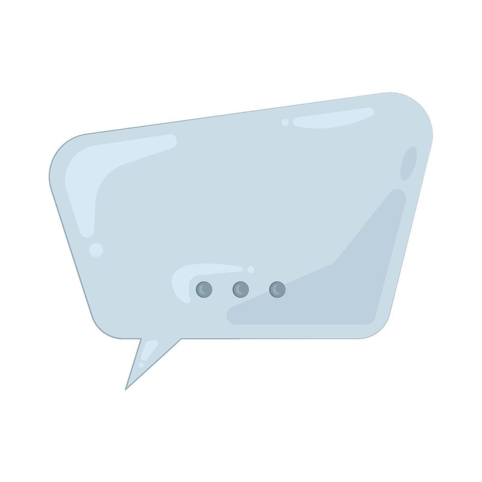 Illustration of bubble chat vector