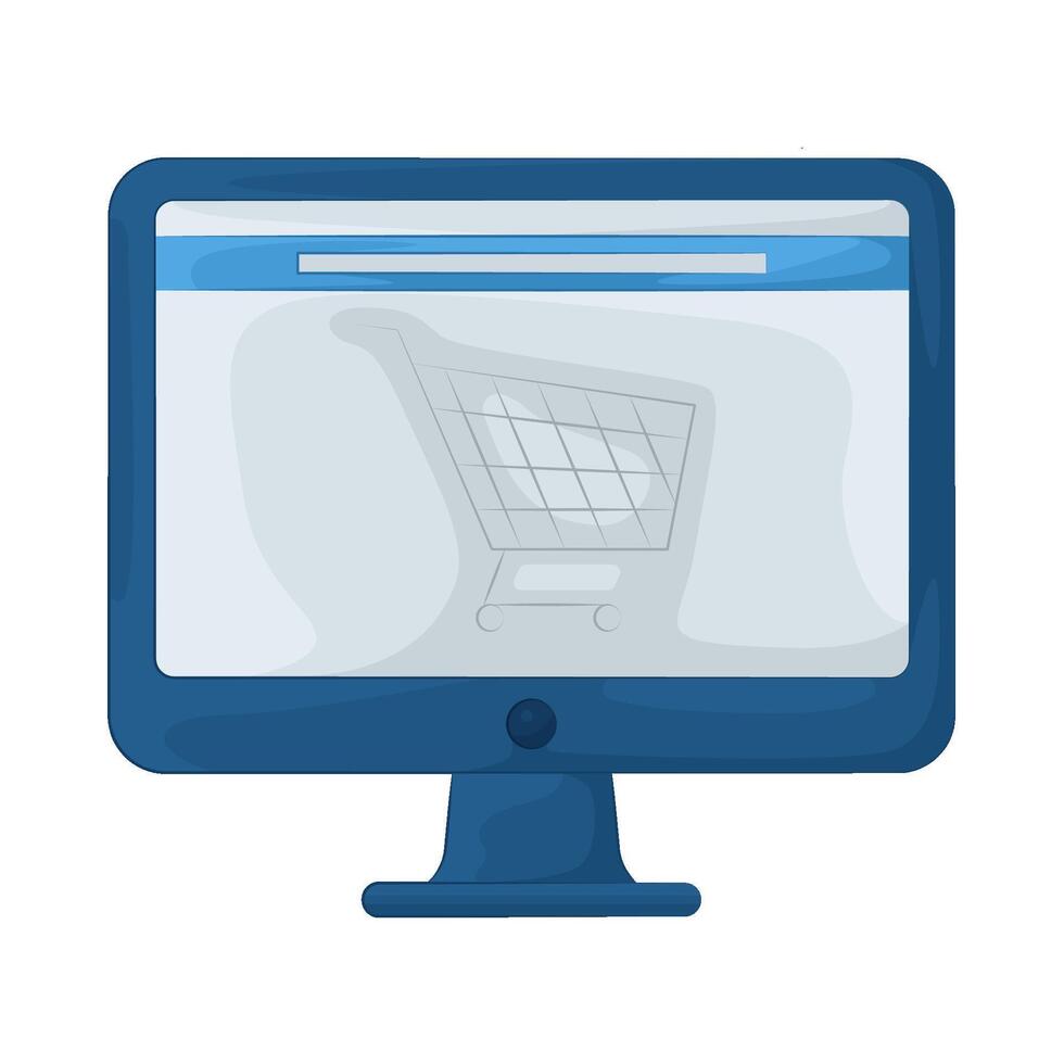 Illustration of ecommerce vector