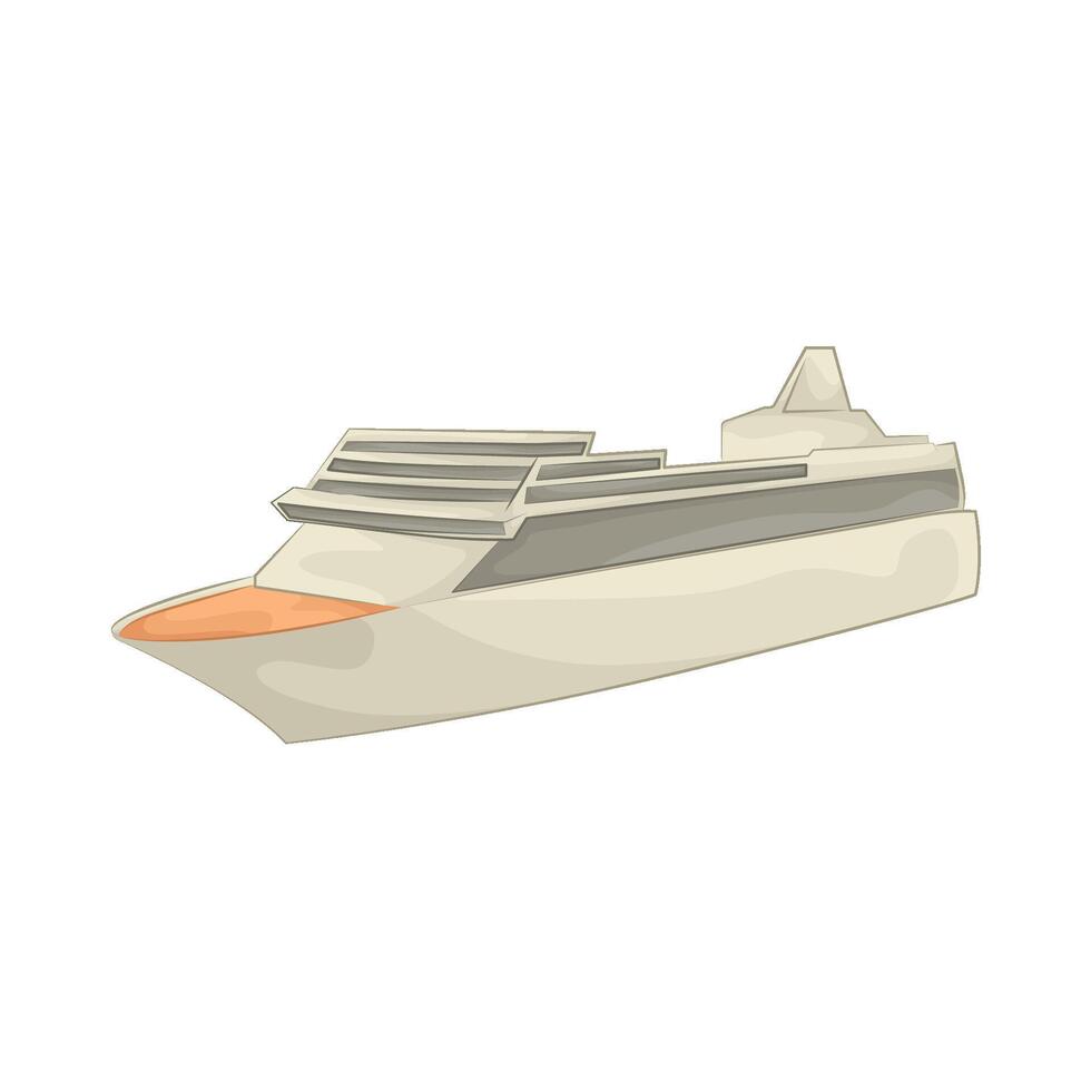 Illustration of cruise ship vector