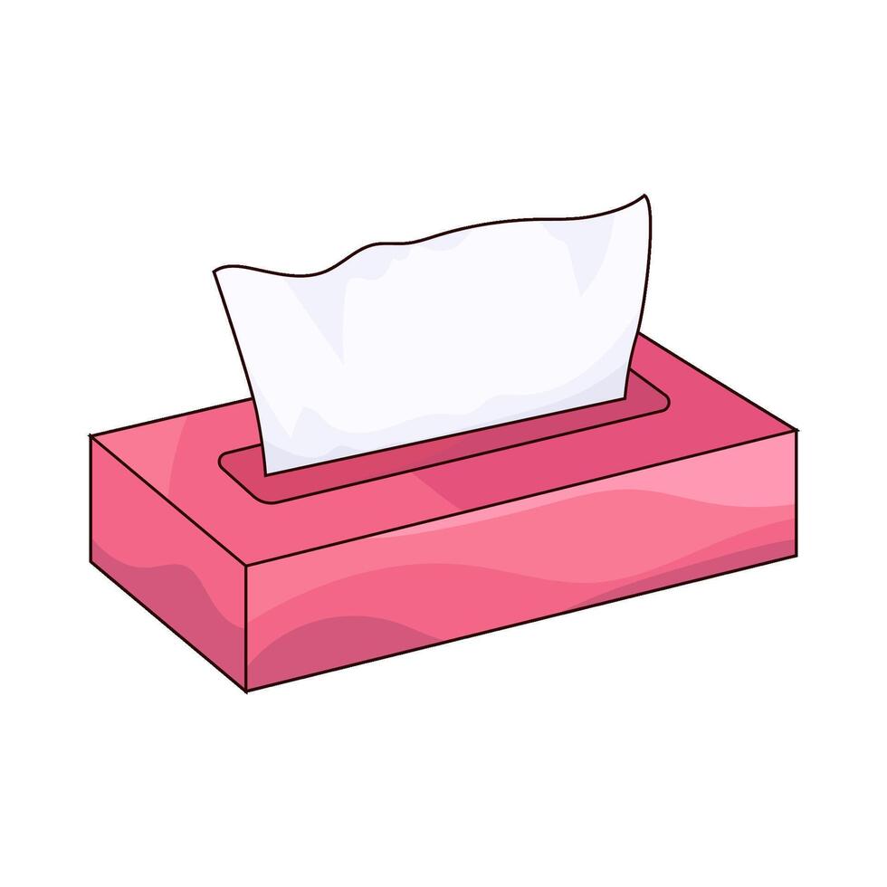 tissue box illustration vector