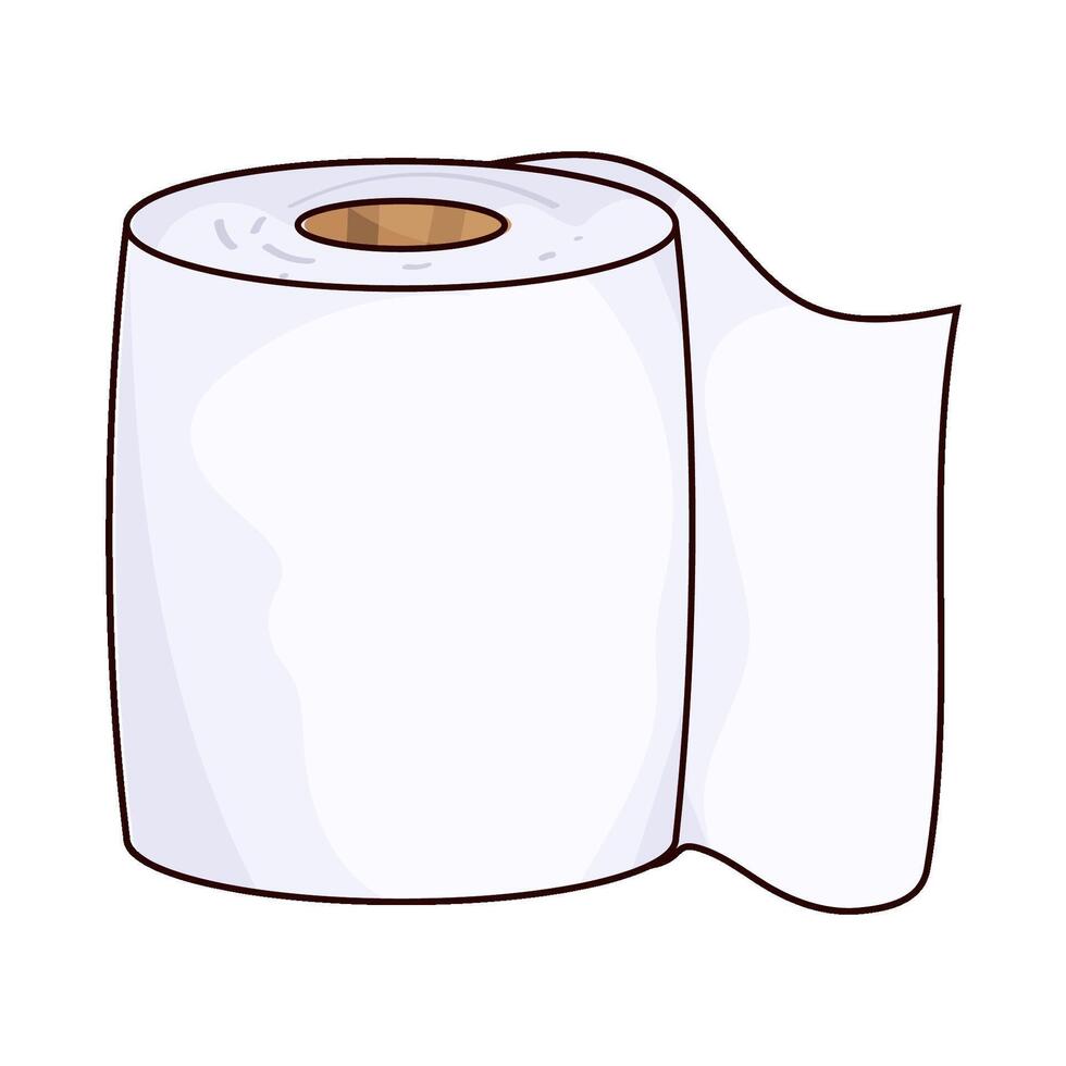 illustration of tissue roll vector