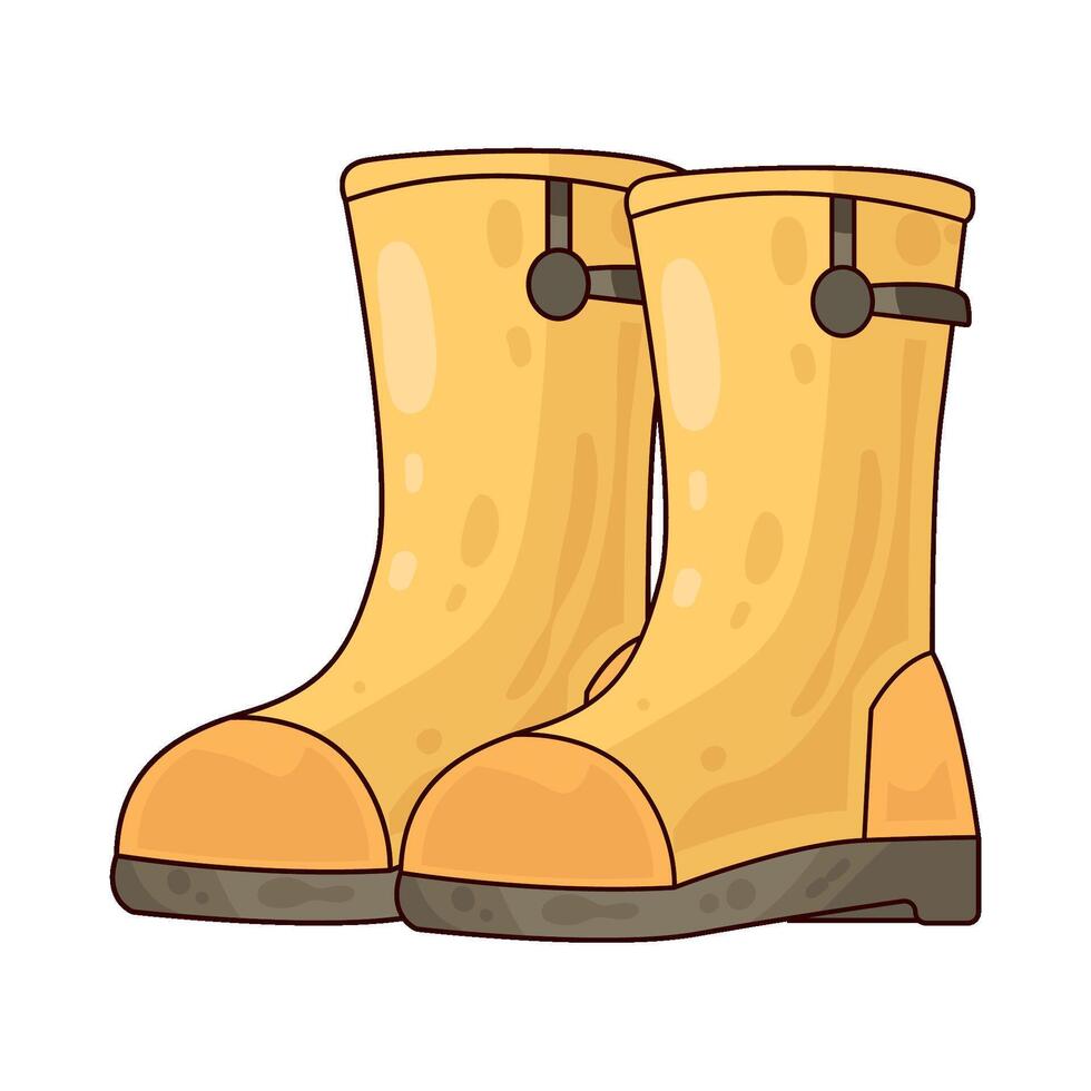 Illustration of safety boot vector
