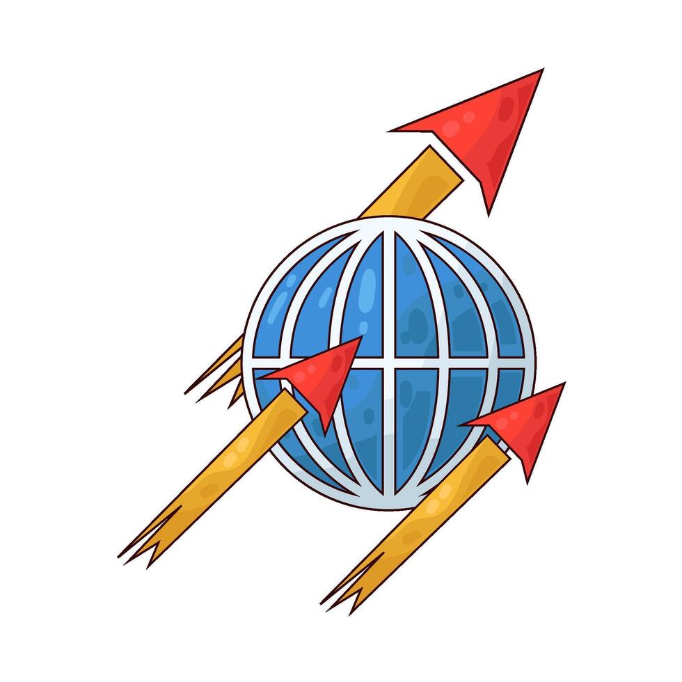 Illustration of internet vector