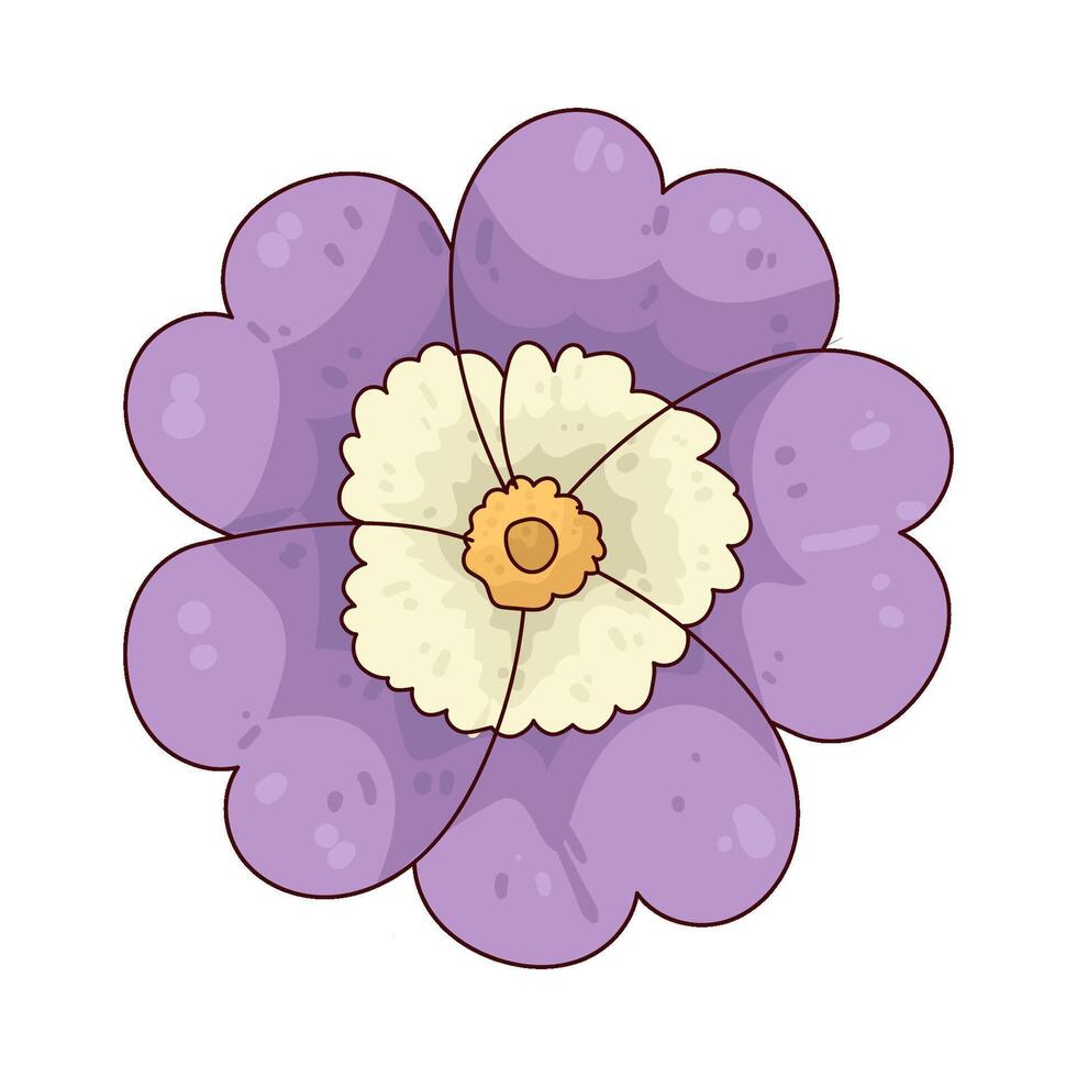 Illustration of Violoet flower vector