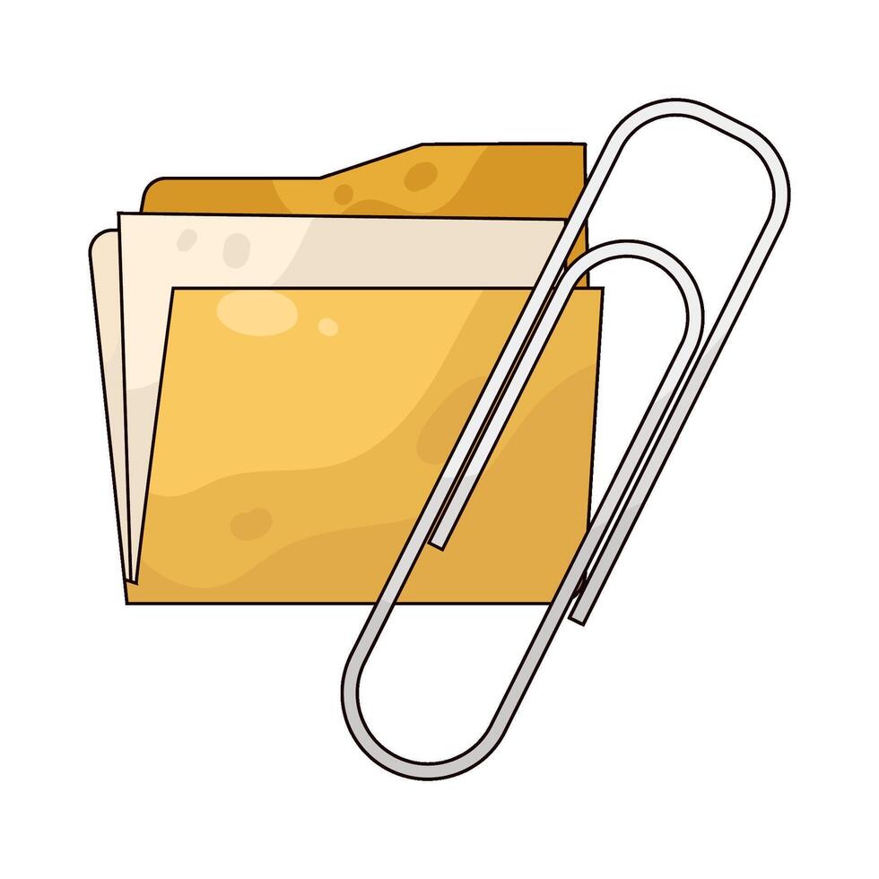 Illustration of folder vector