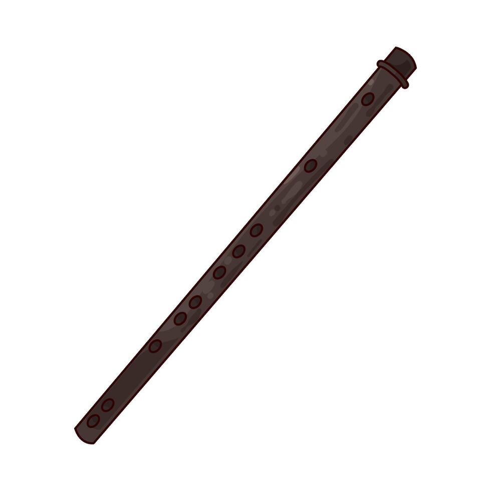 Illustration of flute vector