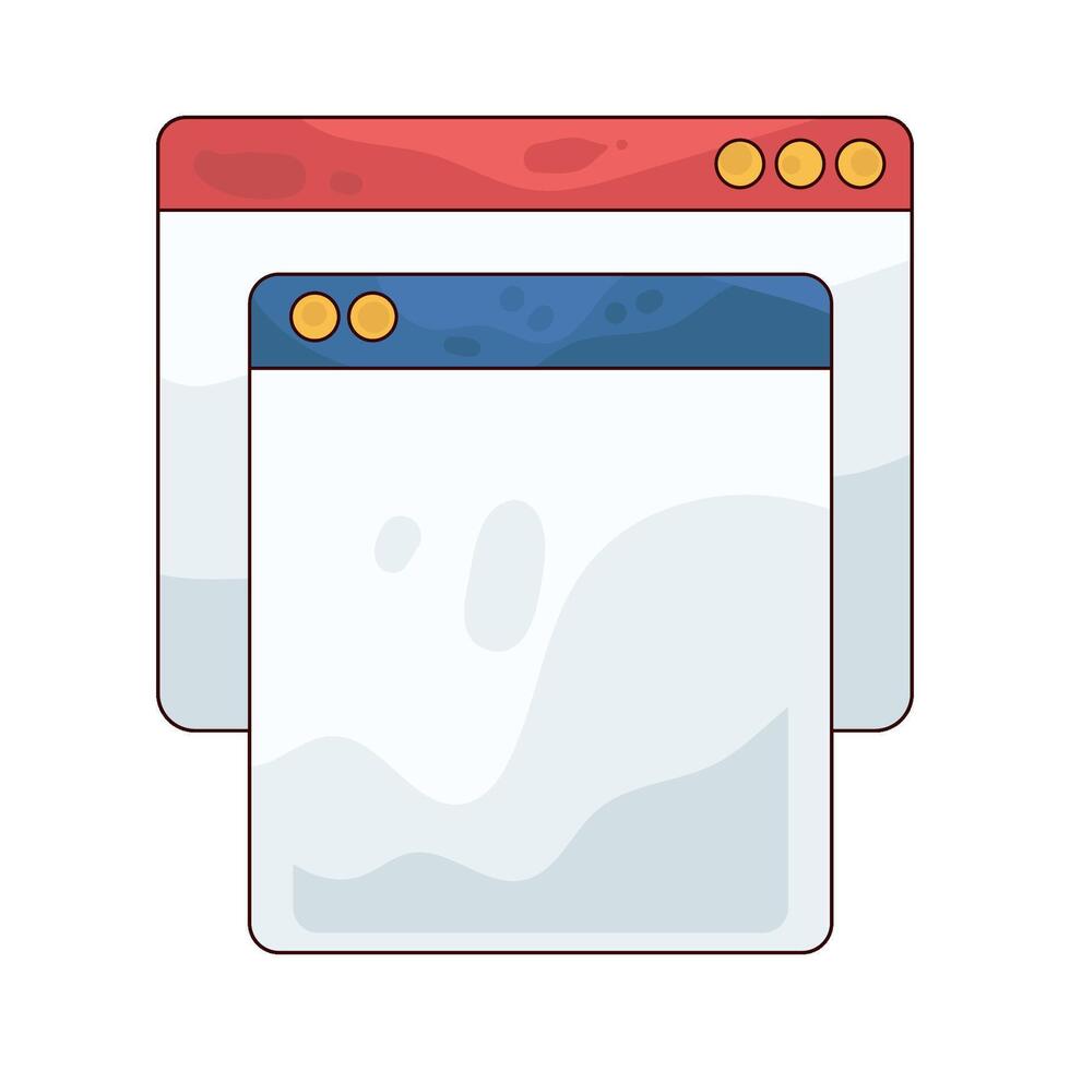 Illustration of website vector