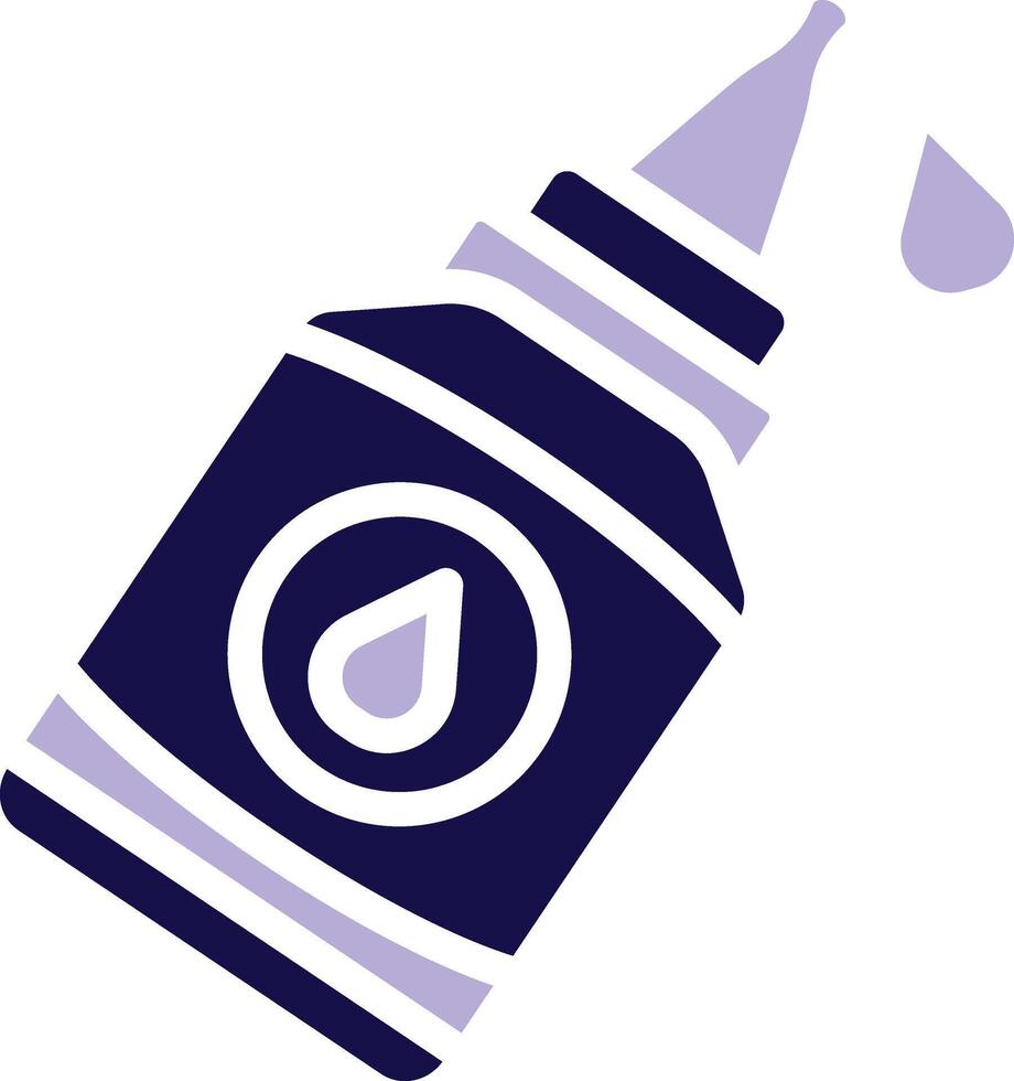 Glue Two Color Glyph Icon vector