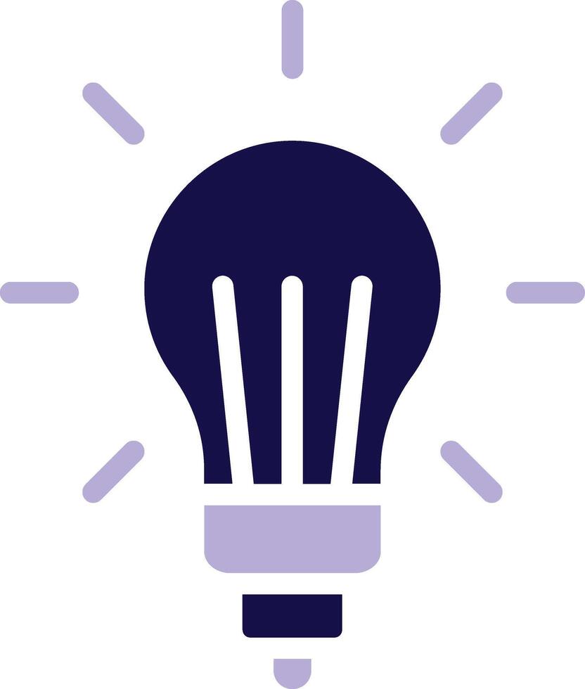 LED Lights Two Color Glyph Icon vector