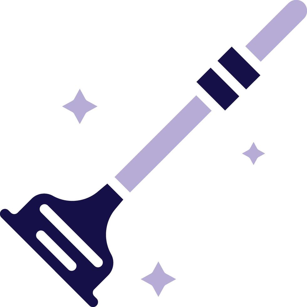 Plunger Two Color Glyph Icon vector