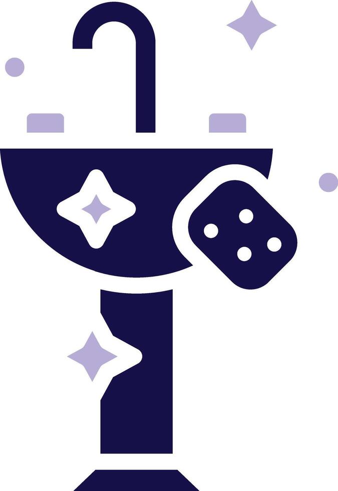 Sink Two Color Glyph Icon vector