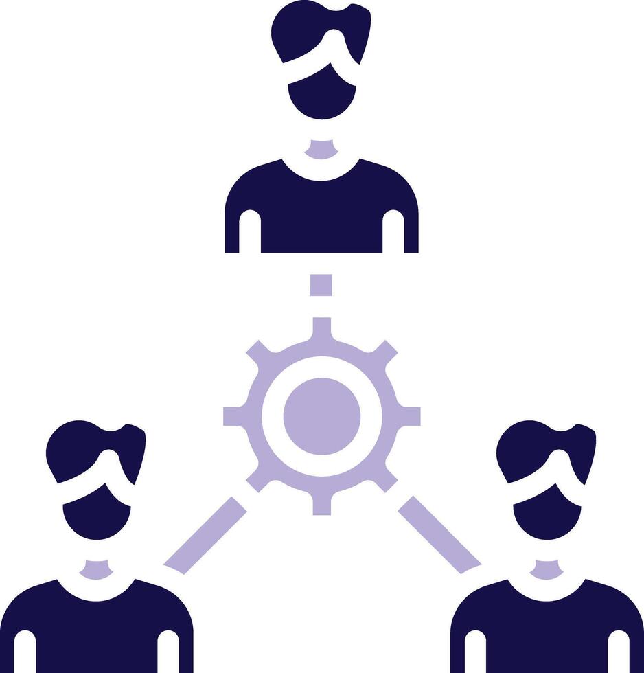 Onboarding Two Color Glyph Icon vector