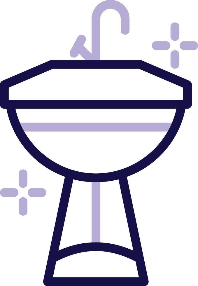 Sink Two Color Line Icon vector