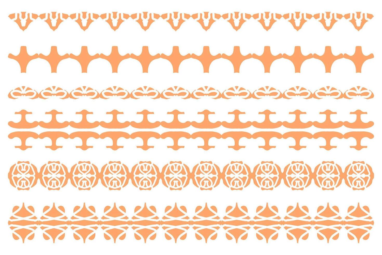 Decorative Ornamental Patterns Illustration vector