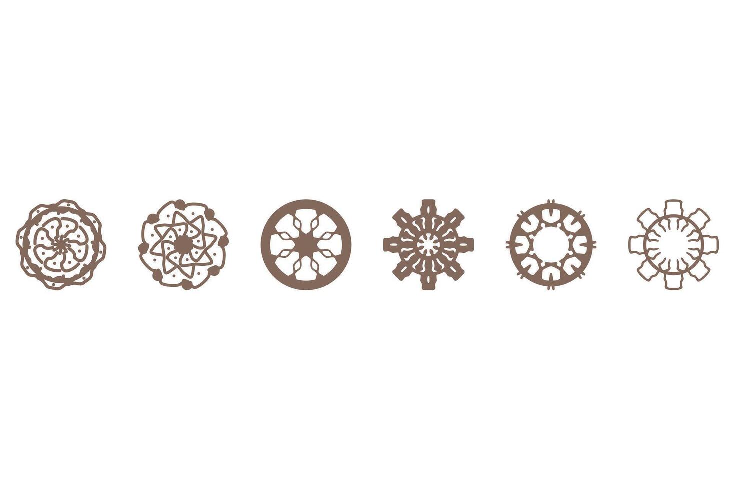 Ornamental Mandala Designs Illustration vector