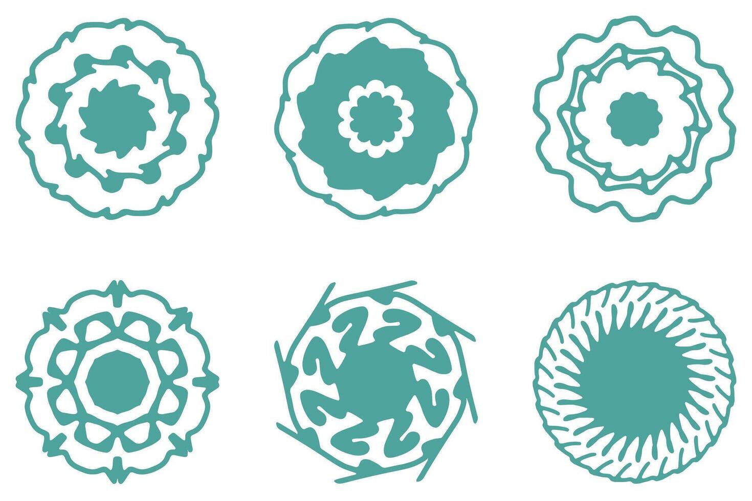 Collection of Decorative Mandala Designs vector