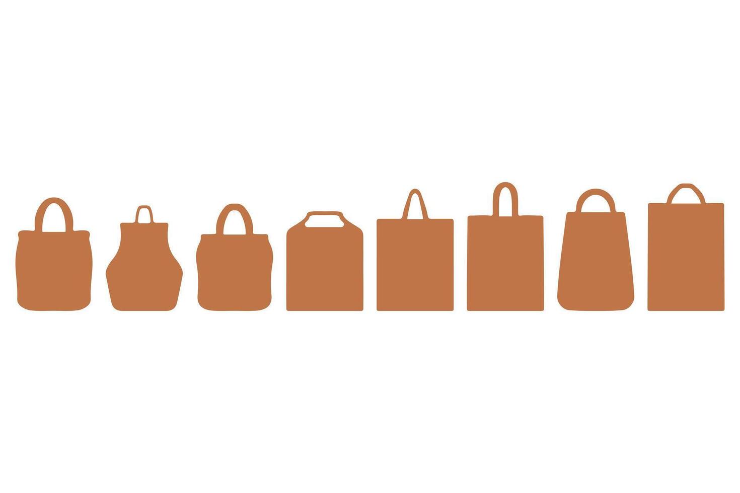 Collection of Shopping Bags vector