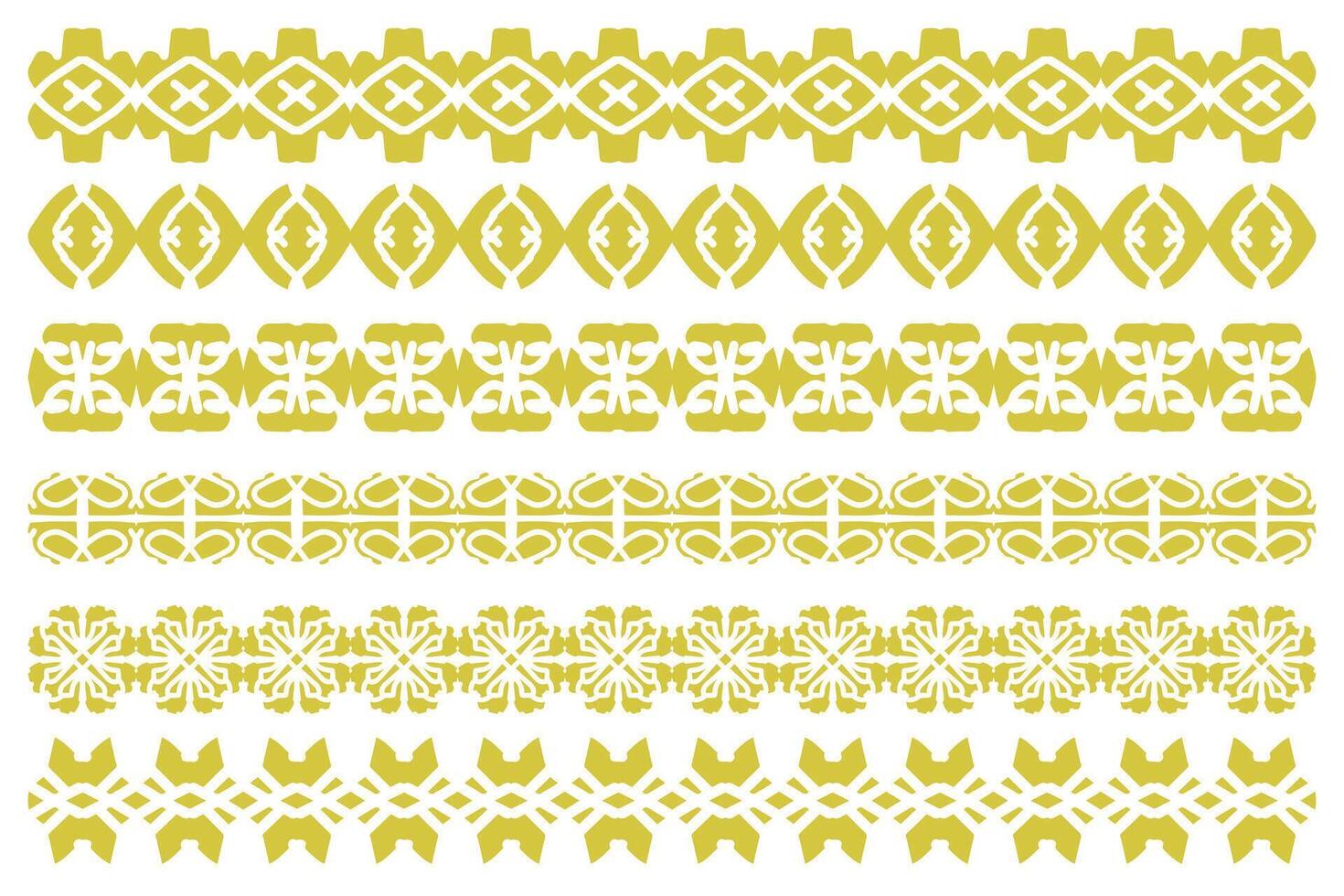 Decorative Border Ornament Patterns vector