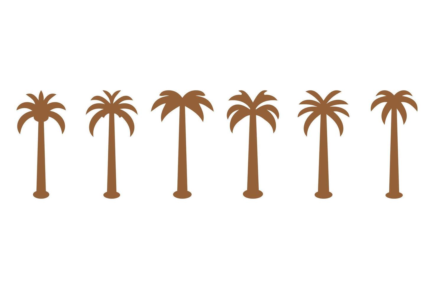 Illustration of Palm Trees vector