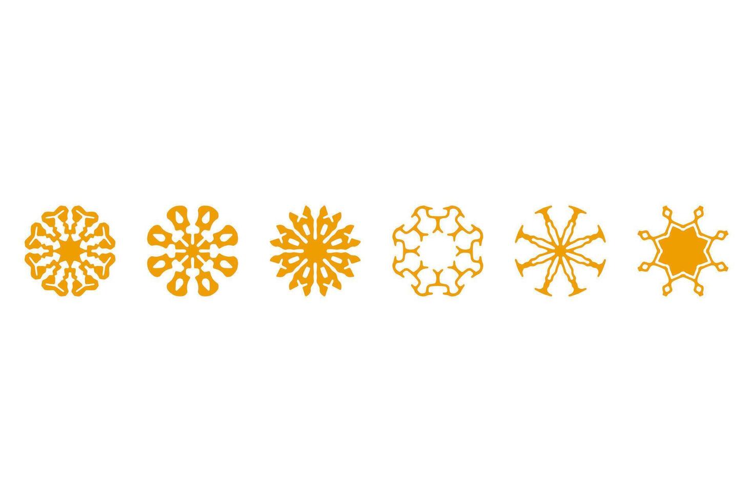 Decorative Ornament Shape Illustrations vector