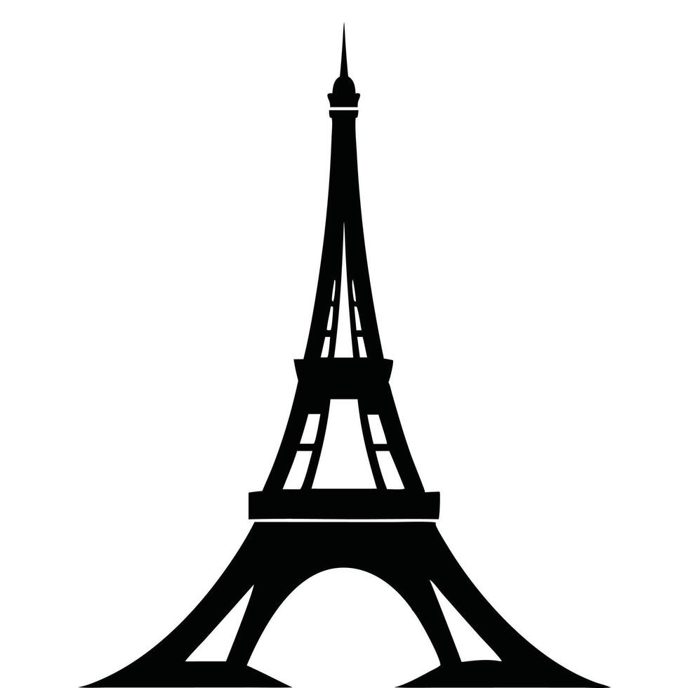 Eiffel tower paris clipart vector