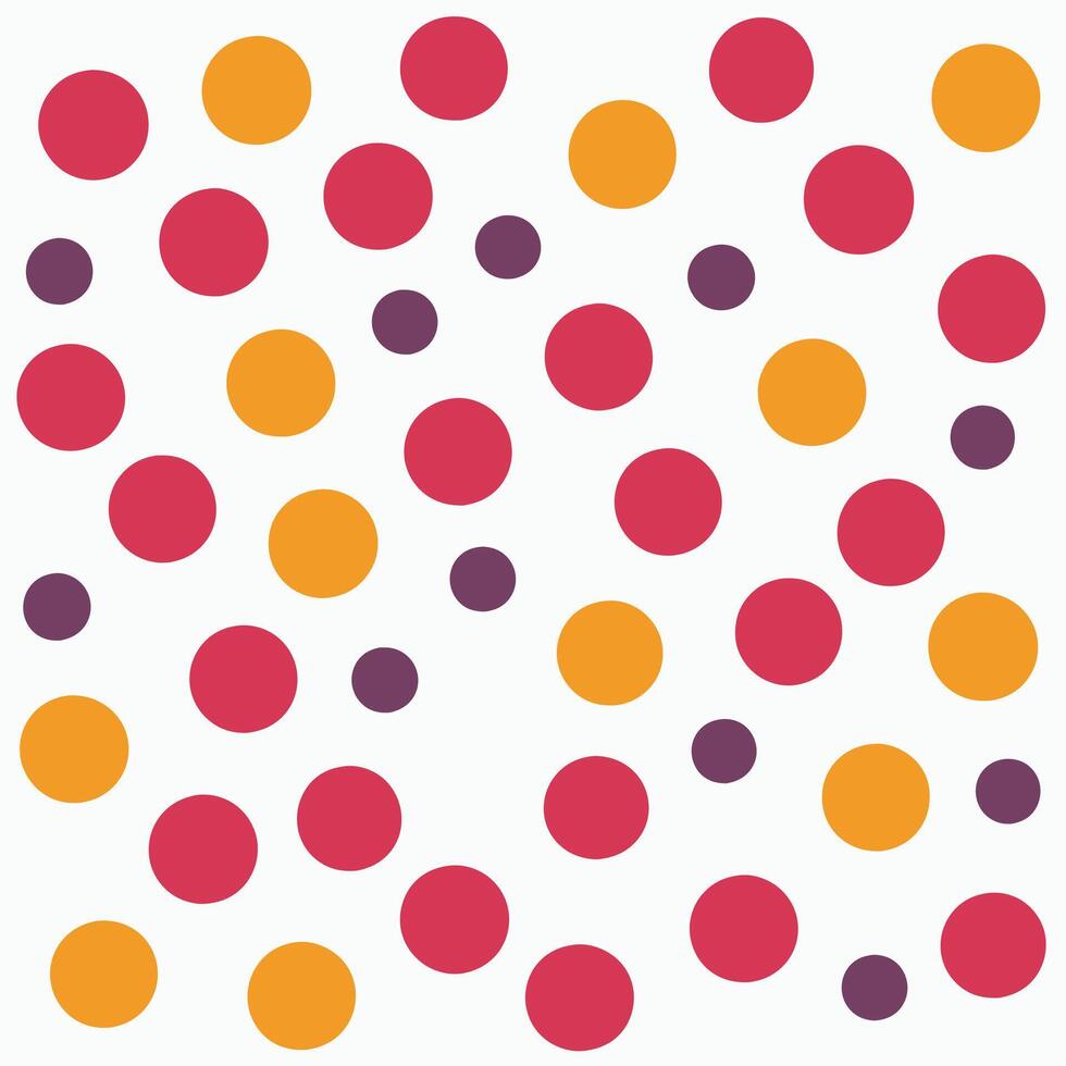 A pattern of polka dots on a white background vector