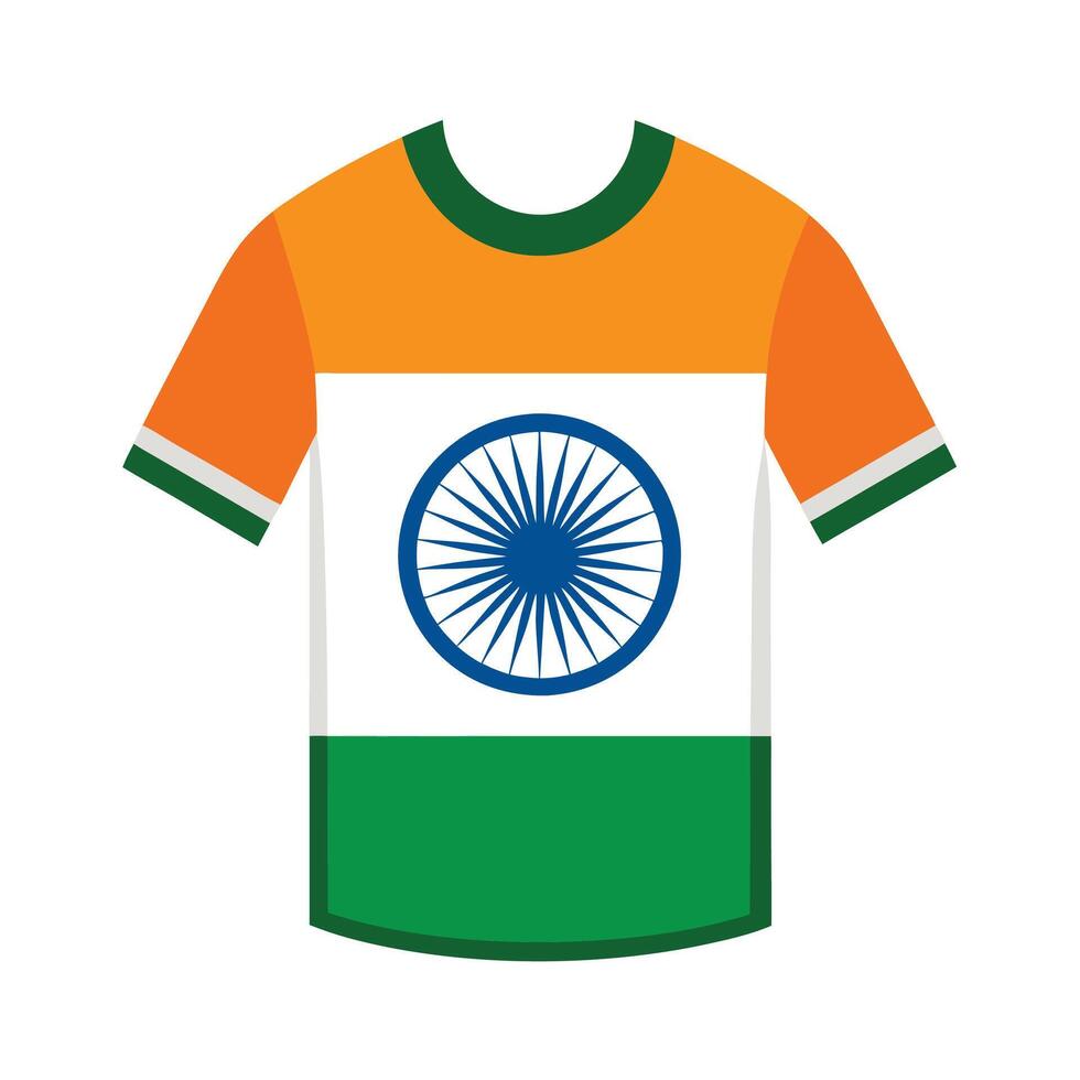 India flag t - shirt vector