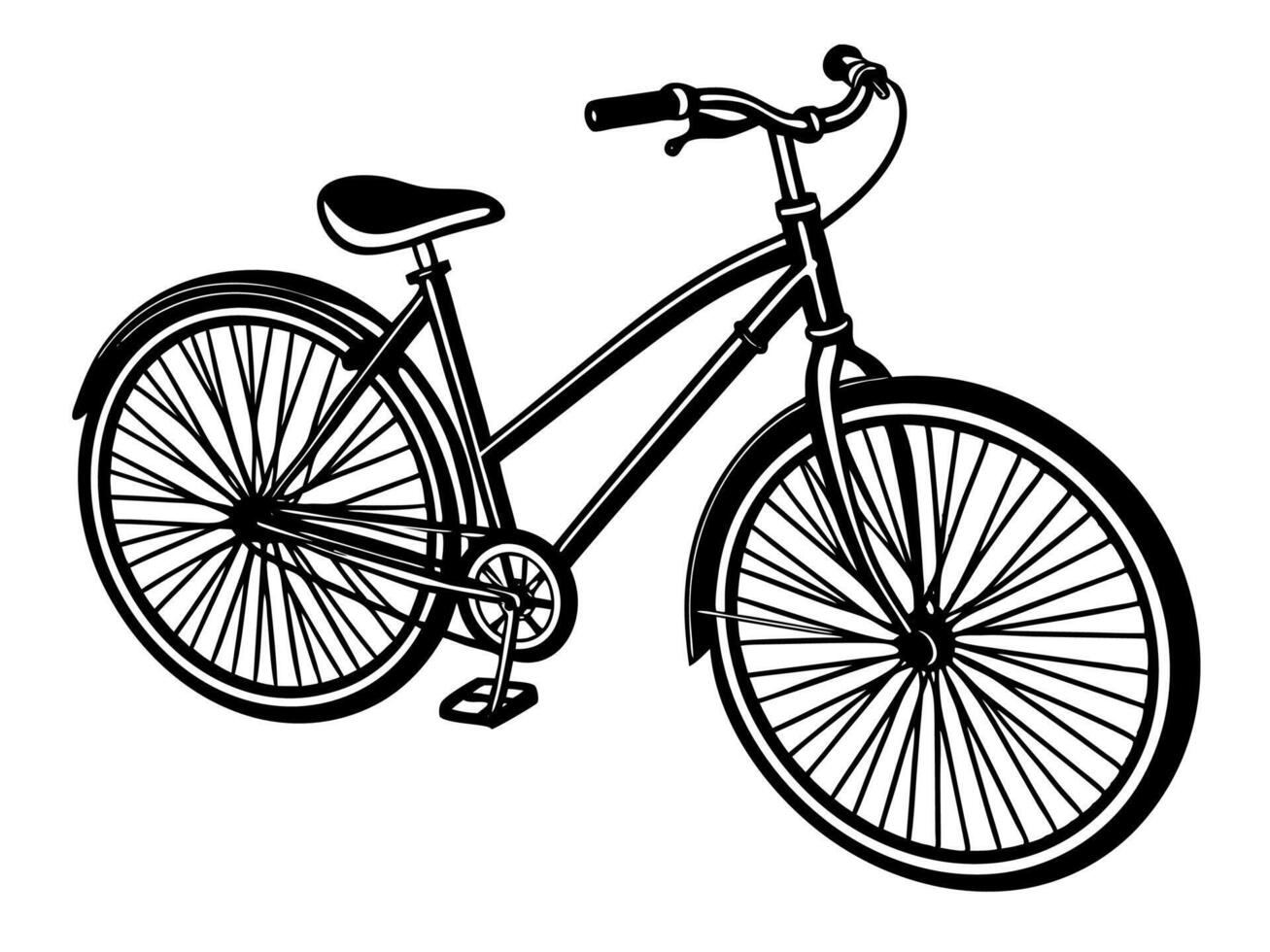 Bicycle clip art free download vector
