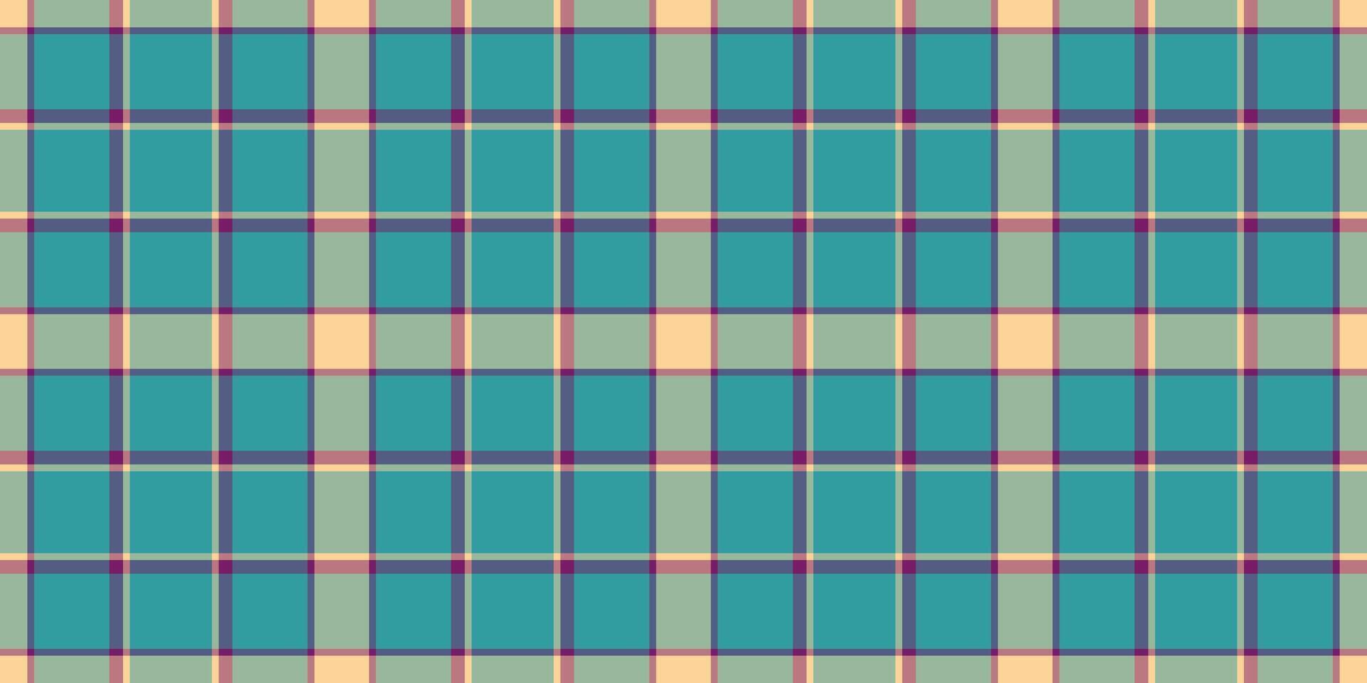 Amazing check textile tartan, panel fabric plaid pattern. Christmas ornament background seamless texture in blue and pastel colors. vector