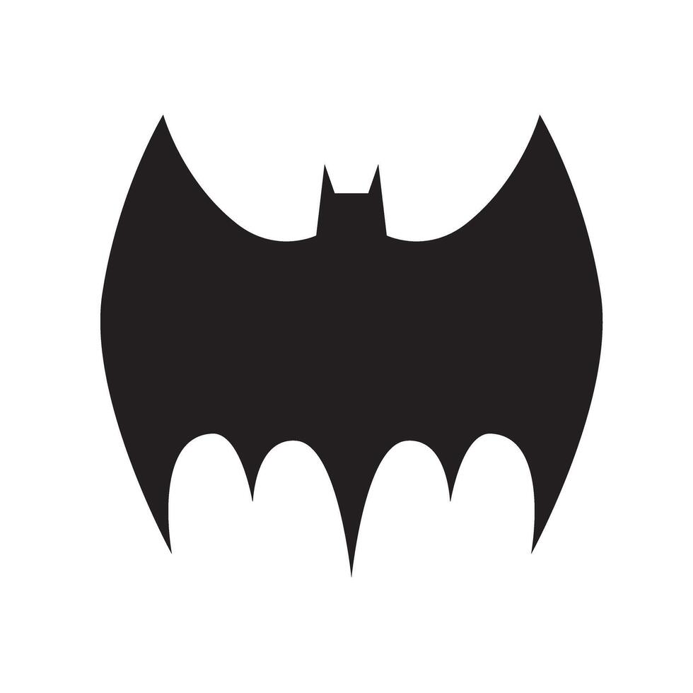 bat logo silhouette vector