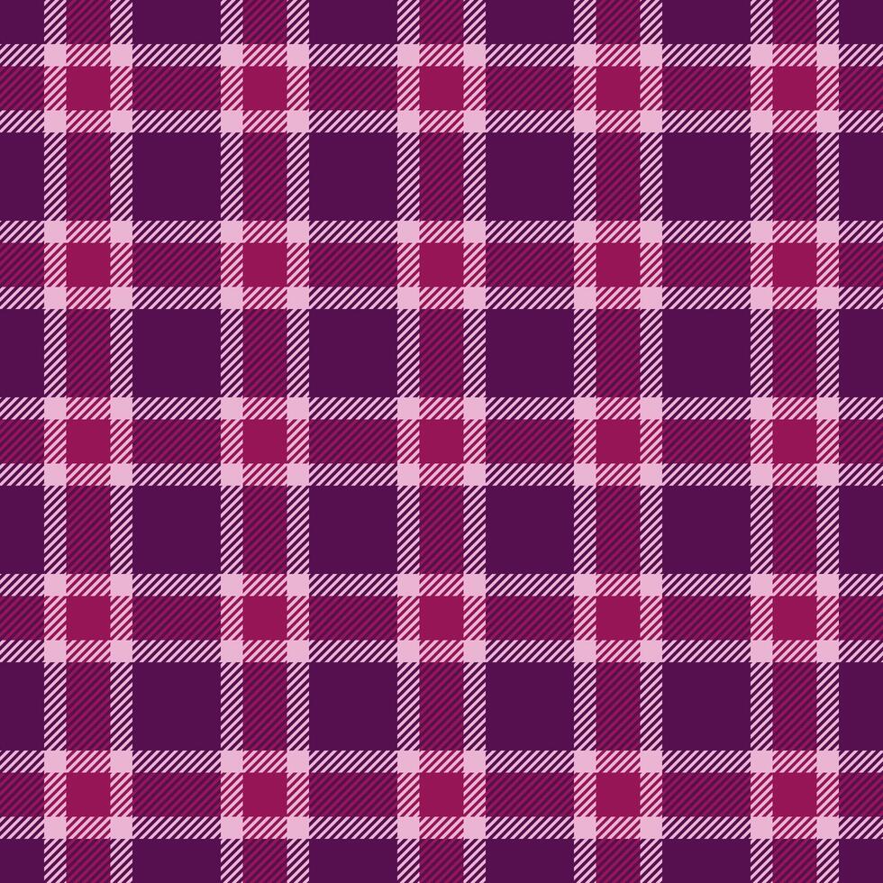 Idyllic textile tartan , back to school texture check pattern. Magazine background fabric plaid seamless in magenta and light colors. vector