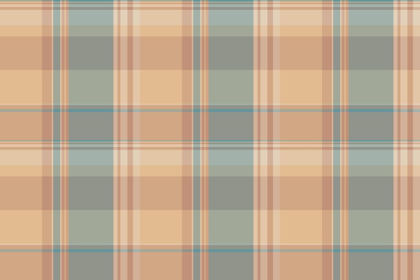 Top tartan fabric pattern, towel texture background plaid. Bed seamless check textile in orange and light colors. vector
