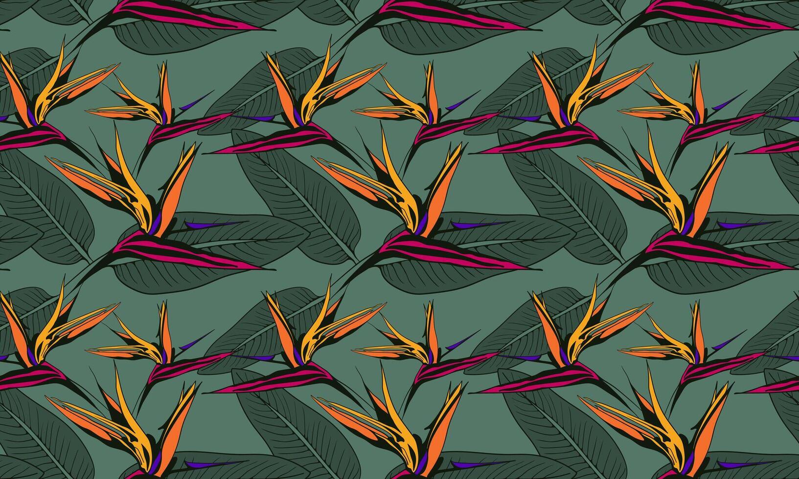 Flower pattern seamless background. Floral design illustration for textile or wallpaper. vector