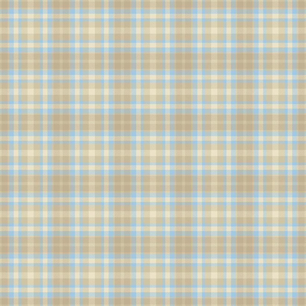 Up plaid tartan background, styled texture textile. Pastel fabric check seamless pattern in light and velvet blue colors. vector