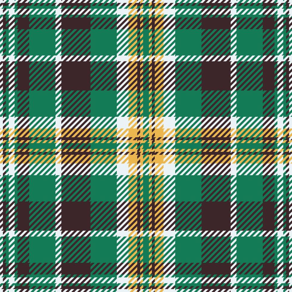 Golf textile background seamless, realistic check tartan texture. Hobby plaid fabric pattern in mint and dark colors. vector