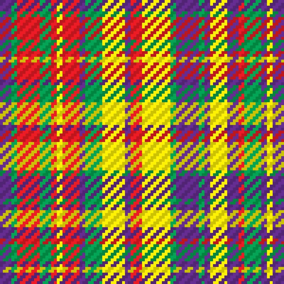 Seamless pattern of scottish tartan plaid. Repeatable background with check fabric texture. backdrop striped textile print. vector