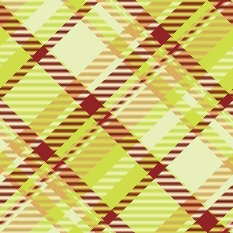 Short fabric plaid check, winter texture tartan background. Irish seamless pattern textile in light and lime colors. vector