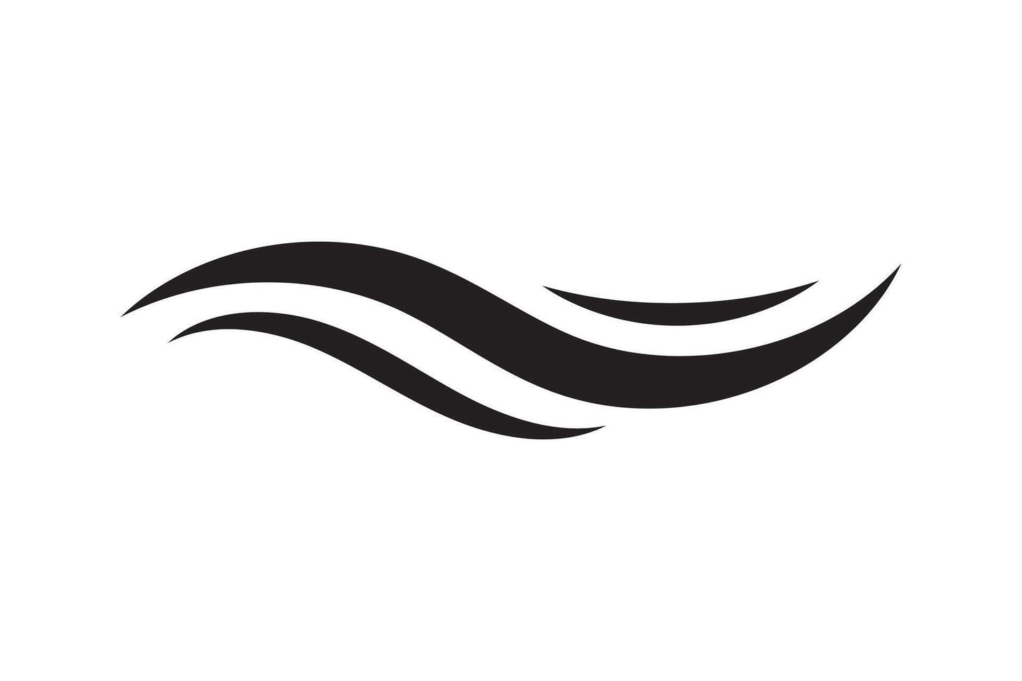 Sea icon wave illustration design. Ocean logo graphic element. Aqua symbol. vector