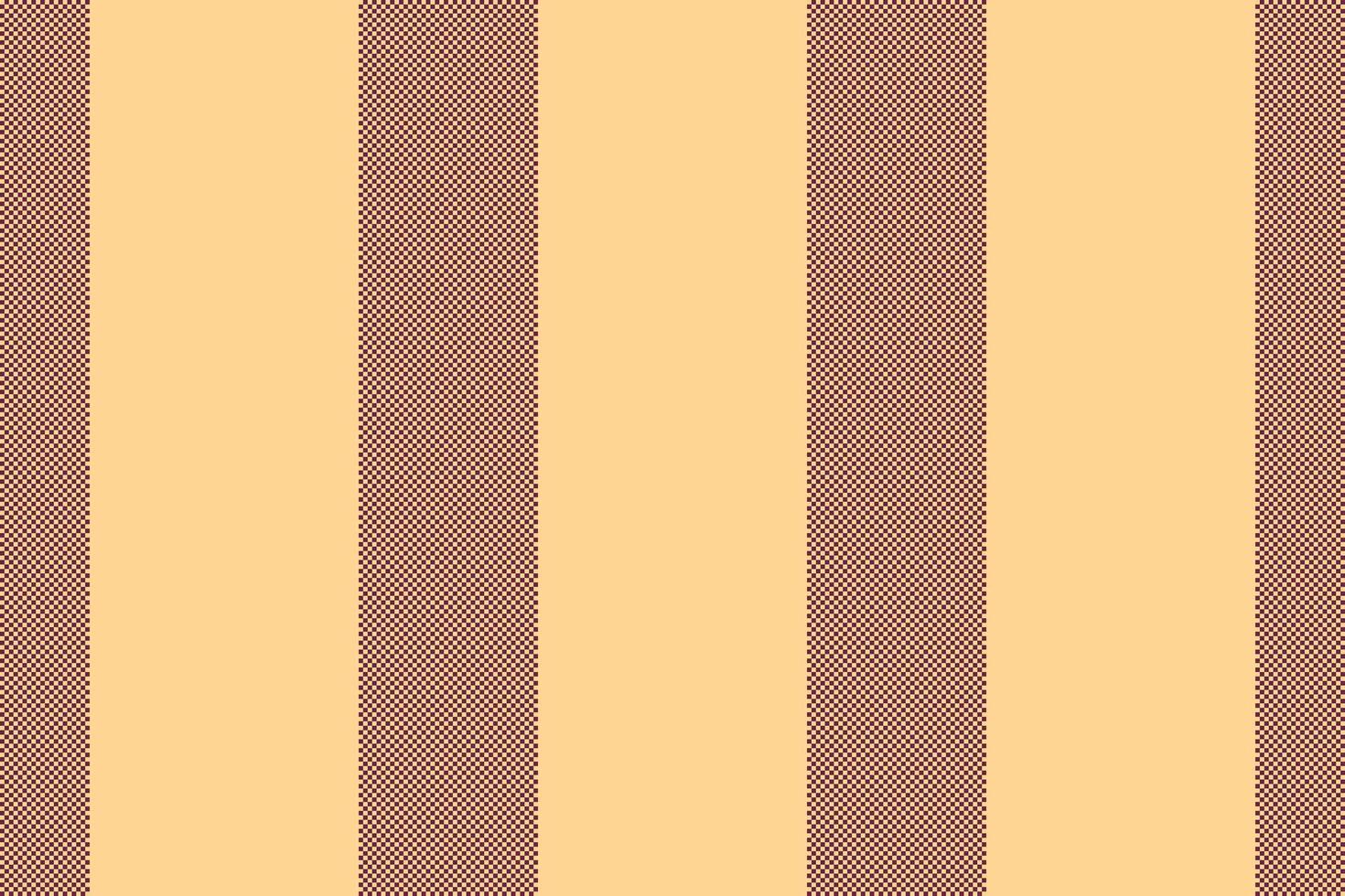 Proup texture textile lines, christmas card fabric background vertical. Pewborn seamless stripe pattern in amber and pink colors. vector