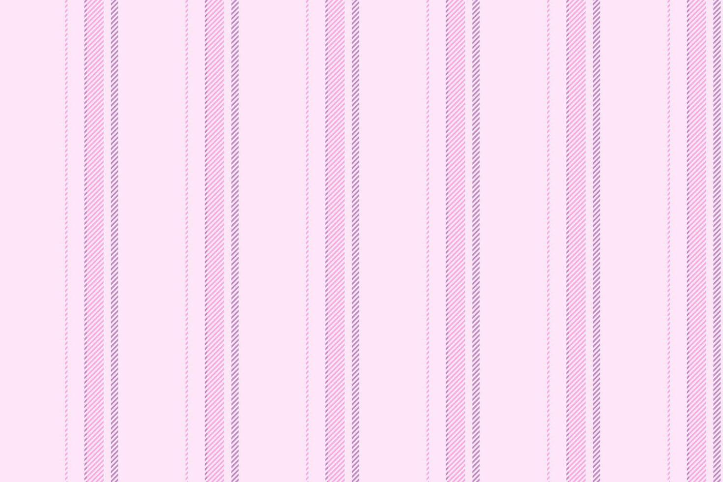 40s vertical pattern texture, invitation textile fabric lines. Sixties stripe seamless background in light and pink colors. vector