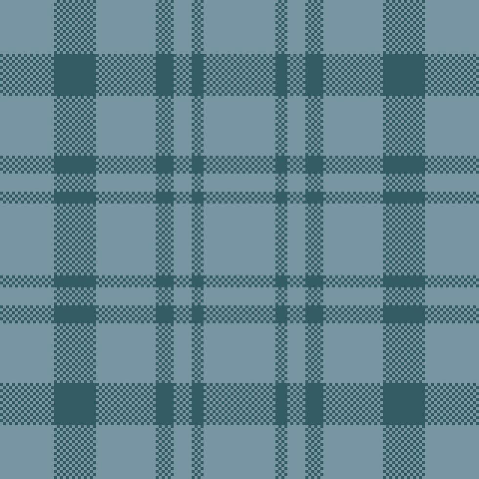 Pixel background design. Modern seamless pattern plaid. Square texture fabric. Tartan scottish textile. Beauty color madras ornament. vector