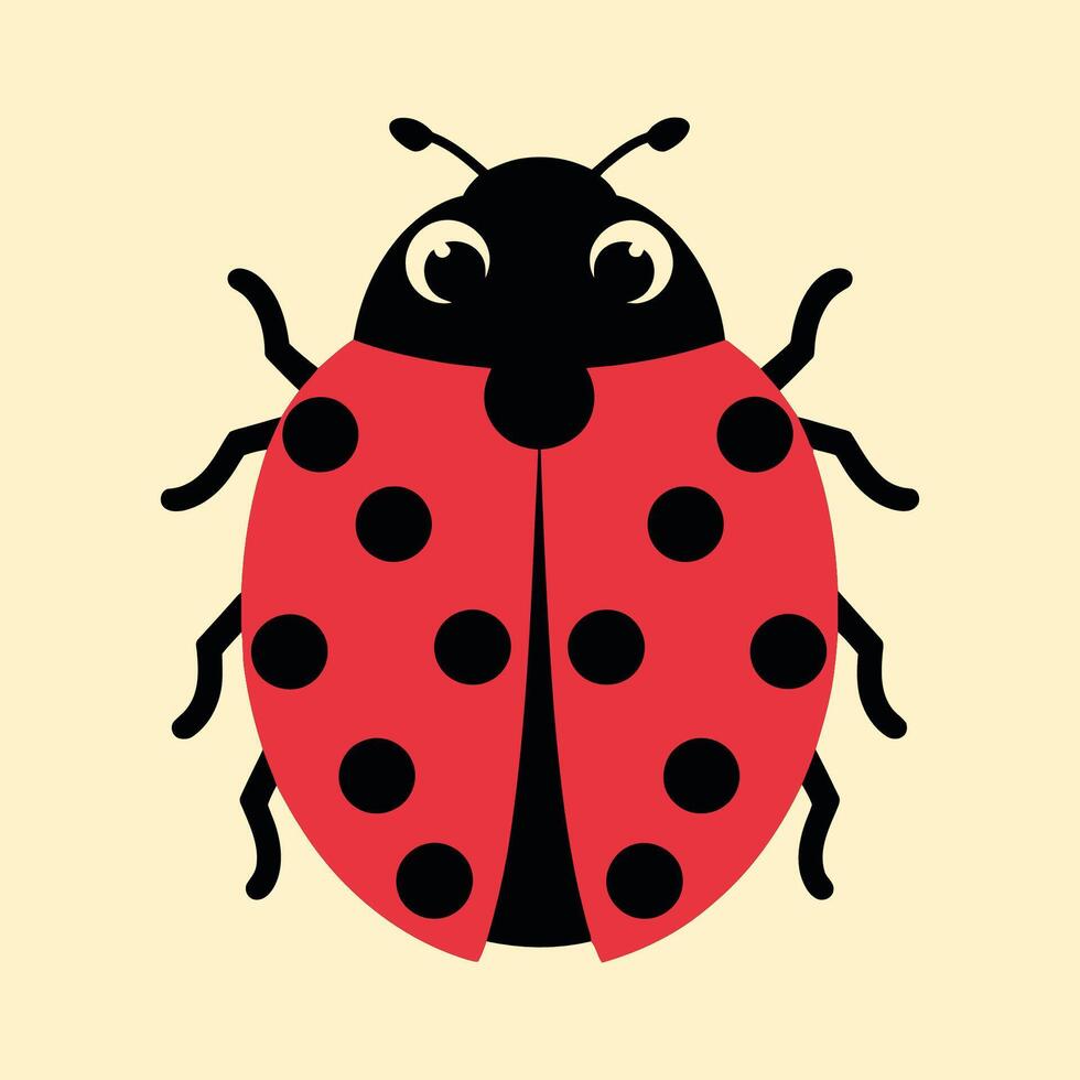 Cute Ladybug Illustration vector