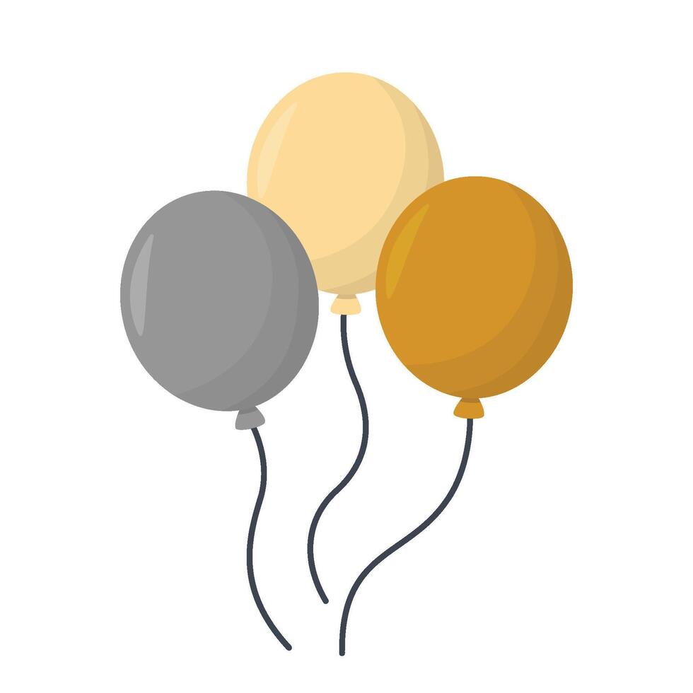balloons air party icon. new year party icon set illustration vector