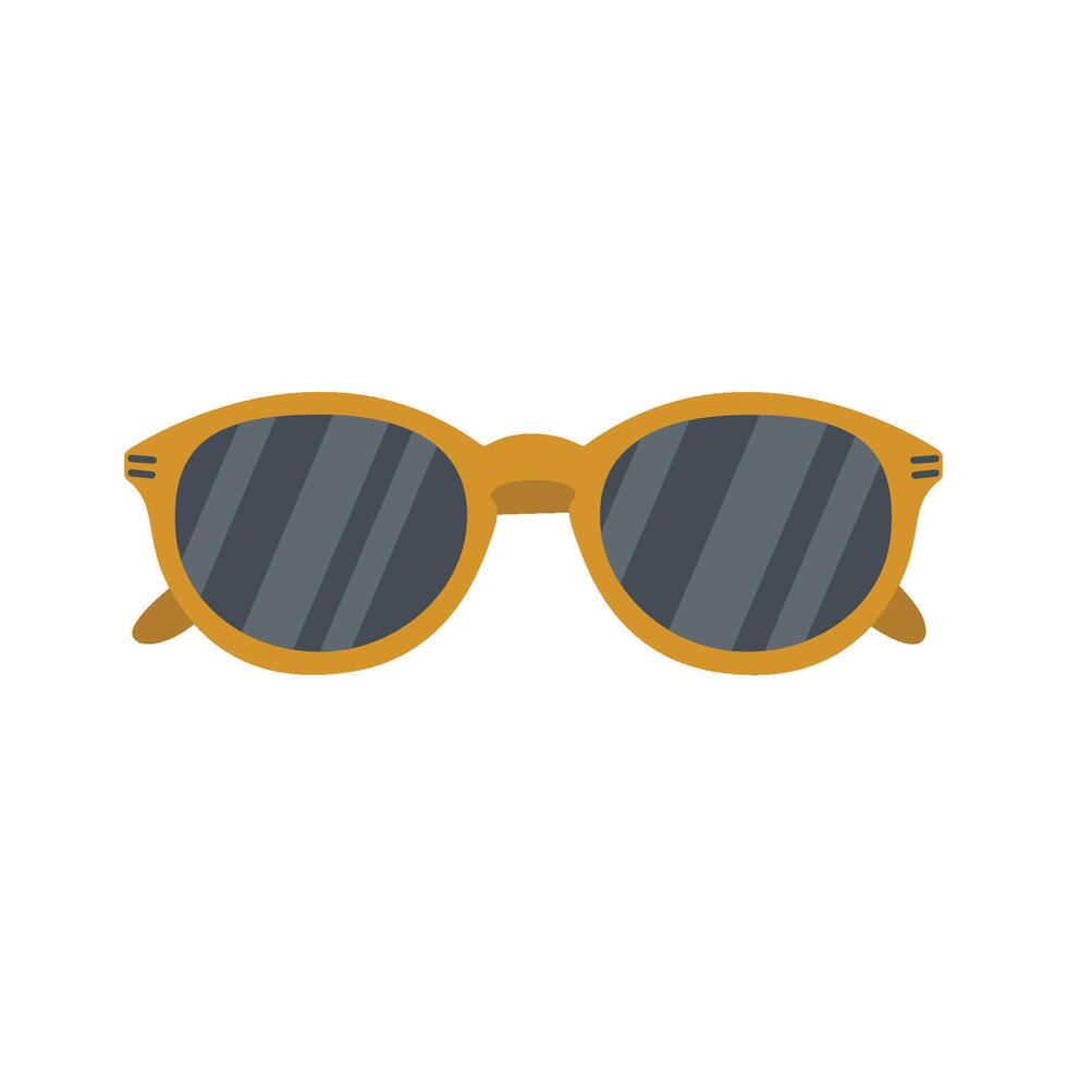 Sunglasses icon. Flat illustration of sunglasses icon for web design vector