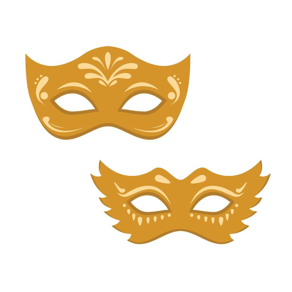 Carnival party mask icon. new year party icon set illustration vector