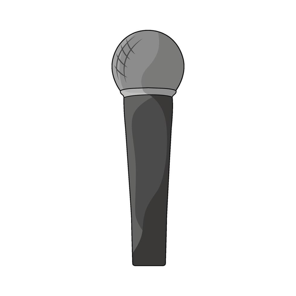 illustration of microphone vector