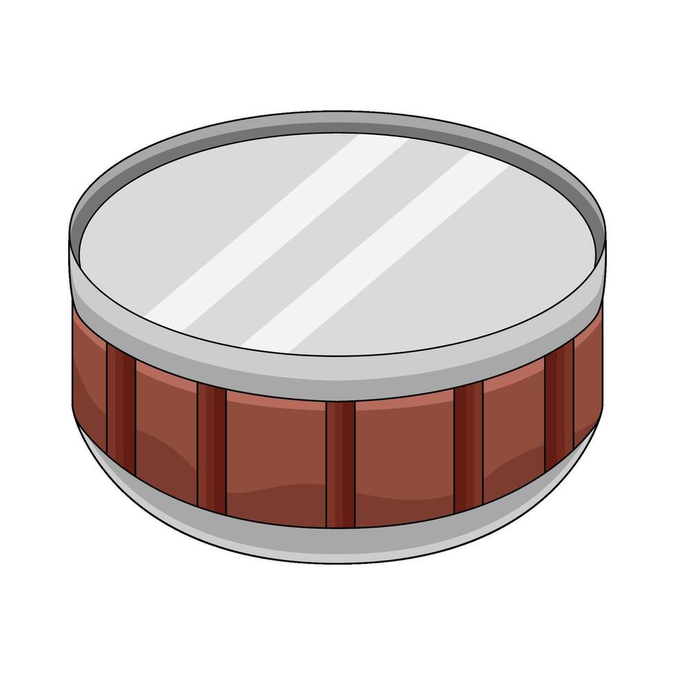 illustration of snare drum vector