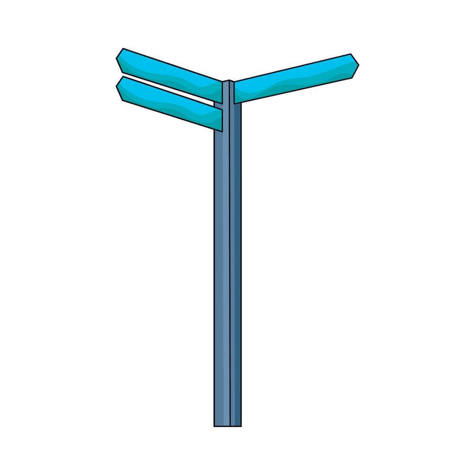illustration of signpost vector