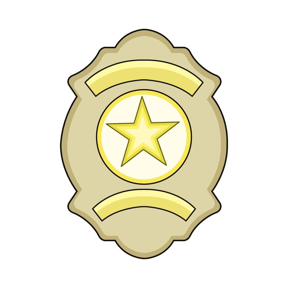 illustration of security badge vector