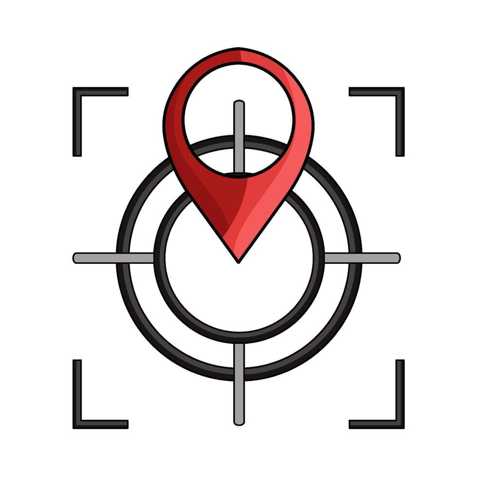 illustration of target location vector